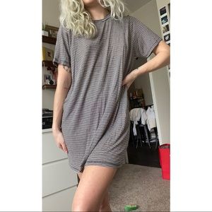 Striped T-Shirt Dress